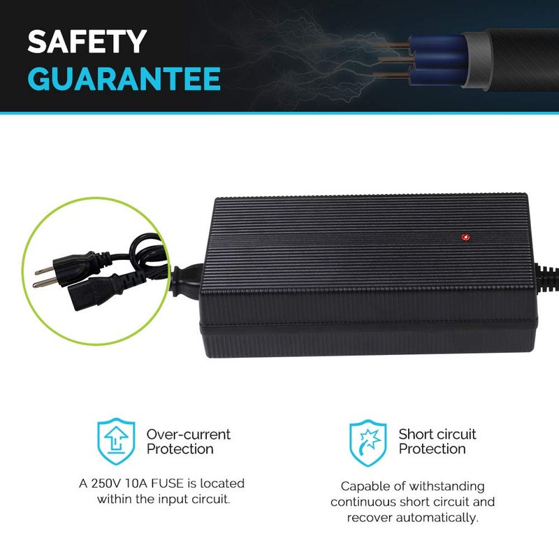 Renogy شاحن بطارية محمول Renogy 12V 20A AC إلى DC مع مشابك تمساح 12AWG لبطاريات فوسفات الحديد الليثيوم - Image 2